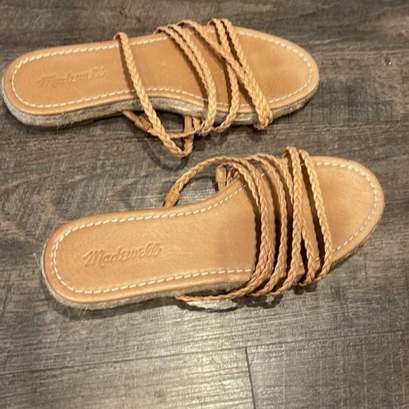 Madewell braided strappy espadrille sandals - Picture 5 of 6